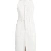 21LLJGZpRCL.jpg Women's Sleeveless Collared Halter Utility Dress with Pockets