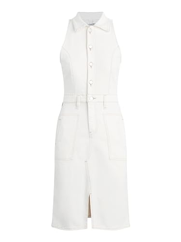 21LLJGZpRCL.jpg Women's Sleeveless Collared Halter Utility Dress with Pockets