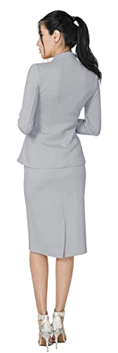 Women's Formal Office Business Work Jacket Skirt Suit Set