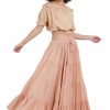 311EK0Z1qyL.jpg Women's Gypsy 25 Yard Solid Color Cotton Skirt