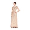 314hiTPHKKL.jpg Women's Short-Sleeve All Over Sequin Gown