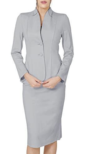 Women's Formal Office Business Work Jacket Skirt Suit Set