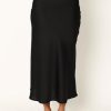 Women's Nellie Satin Midi Skirt