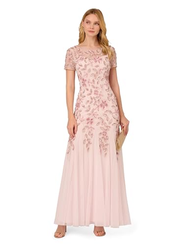 31CA3F-9FKL.jpg Women's Beaded Gown with Godets