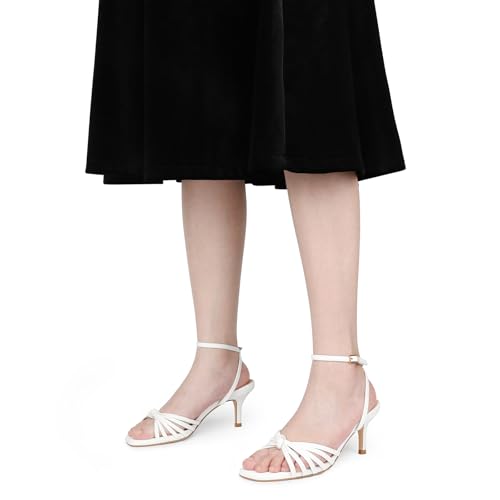 31J3FrRqKL.jpg Women's Kitten Low Strappy Heels Ankle Strap Heeled Sandals