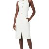 31NC9I7B6hL.jpg Women's Sleeveless Collared Halter Utility Dress with Pockets