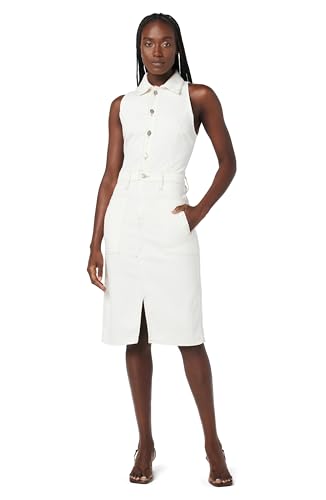 31NC9I7B6hL.jpg Women's Sleeveless Collared Halter Utility Dress with Pockets