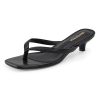 31Vzj-P5J7L.jpg Women??s Flip-Flops Kitten Heels Thong Sandals For Women Square Toe Slip On Fashion Summer Dress Sandals