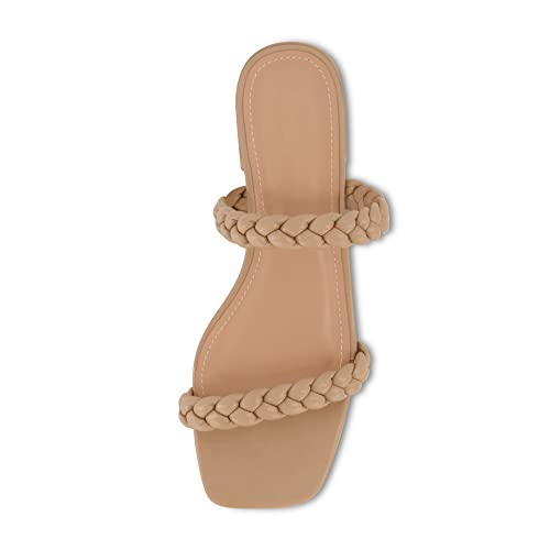 31W8rWjf4uL.jpg Women's Nestar Braided Low Block Heel Sandal +Memory Foam