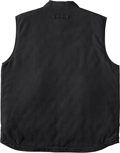 Men's Concealed Carry CCW Vest with Two Holsters Water-Repellent Canvas Insulated