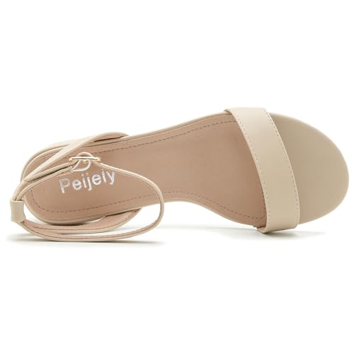 Women's Open Toe Ankle Strap Low Block Chunky Heels Sandals Party Dress Summer Shoes