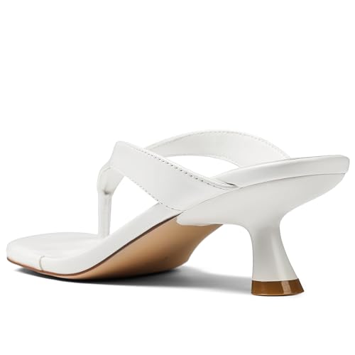 31myGnjBMZL.jpg Womens Kitten Heel Sandals Round Open Toe Flip Flop Heels One Strap Slides Short Heeled Sandals for Women