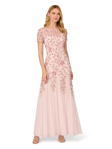 31rsp3TivL.jpg Women's Beaded Gown with Godets