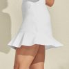 31sv8Dl3tQL.jpg Tennis Skirt for Women 17"/19" High Waisted Womens Golf Skirts with Shorts Pockets Ruffle Pleated Athletic Skorts