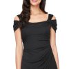 31wBCpFr2YL.jpg Women's Long Cold Shoulder Dress, Mother of The Bride, Formal Events, (Petite and Regular Sizes)
