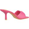 Women??s Low Heel Mules Open Square Toe Slip On Comfortable Cushion Heeled Sandals