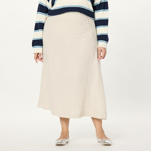 Women's Standard Sicily Linen Midi Skirt
