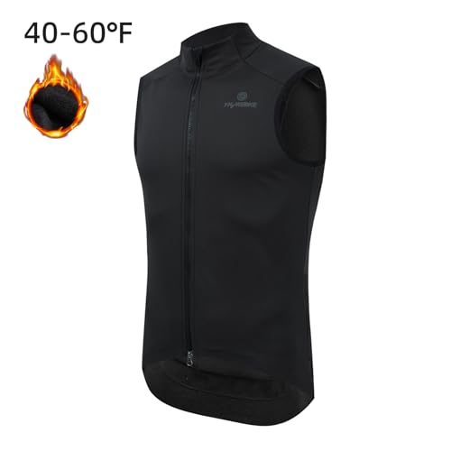 Winter Cycling Vest Windproof Waterproof Fleece Vest MTB Bike Bicycle Gilet Sleeveless Cycling Jacket