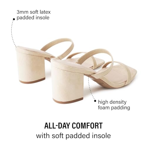 Silver Dressy Women's Heeled Sandals - Size 0, Medium Width, 3 Inch Block Heel, Double Strap, Faux Leather, Open Toe, Slingback