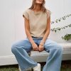 413lVSU5FqL.jpg Womens Cap Sleeve Sweater Vest Summer Casual Sleeveless Knit Tank Tops Loose Fit Crew Neck Shirts Pullover