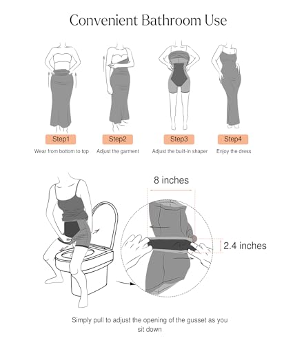 418NWndD4AL.jpg Long Sleeve Maxi Dress Bodycon Cocktail Dress Shapewear Tummy Control Fall Formal Dresses Built-in Bra