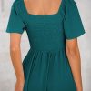 41AkS1drYCL.jpg Summer Dress for Women 2025 Casual Short Sleeve Bow Tie V Neck Ruffle Midi Flowy Dresses