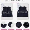 41BO9B2lCEL.jpg Vest for Women 2025 Button Down Sleeveless Blazer Suit Vest Cropped Waistcoat Spring Summer Casual Outfits