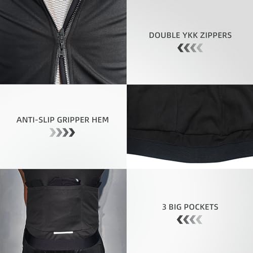 Winter Cycling Vest Windproof Waterproof Fleece Vest MTB Bike Bicycle Gilet Sleeveless Cycling Jacket