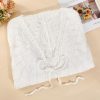 41EFIFYvIfL.jpg Long White Lightweight Summer Cardigan 2025 Sheer Lace Mesh Crochet Boho Open Front Cover Up Swimsuit Swimwear Bathing Suit