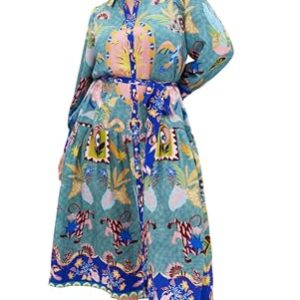 Women's Plus Size Dress-Calista Maxi