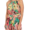 41Iqd8HJc5L.jpg Sleeveless Maxi Floral Women-Halter Neck Pleated Summer Long Dress for Special Occasions