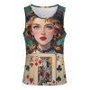 41NT6VuBvqL.jpg Ladies' Poker Cards Mens Tank Tops Summer Beach Tanktop, Sleeveless Gym Workout T-Shirt Breathable Fit Vests