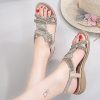41QIc-8mh1L.jpg Rhinestone Sandals for Women Flat - Trendy Sparkling Boho Ladies' Flat Sandals,Beautiful Sparkling Boho Ladies' Flat Sandals for