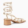 Womens Strappy Heels Thong Gladiator Flat Sandals Dressy Summer Low Chunky Block Heeled Roman Shoes