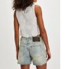 Embroidery Flower Tank Tops for Women Y2K Sleeveless Square Neck Tie Up Cropped Vest Summer Chic Going Out Blouse