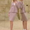 41cvghgMGTL.jpg Women's 2 Piece Skirt Suit Set 2025 Business Work Blazers and Pencil Skirts