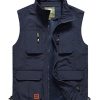 41fDDBGs2RL.jpg Men’s Fishing Vest Outdoor Work Quick-Dry Hunting Zip Reversible Travel Vest Jacket with Multi Pockets