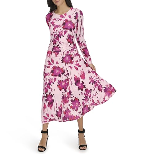 41fm0uThYL.jpg Women's Printed Long Sleeve Dress