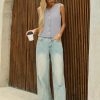 41h1r2MGWUL.jpg Womens Sweater Vest 2025 Summer Trendy Sleeveless Knit Button Down Tank Tops Casual Cardigan