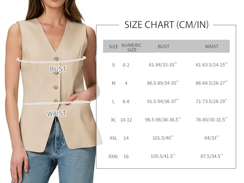 2025 Women's Summer Sleeveless Vest Tops - Lightweight Fully Liend V-Neck Casual Trendy Work Jacket With Pockets