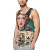 41k082OV1yL.jpg Ladies' Poker Cards Mens Tank Tops Summer Beach Tanktop, Sleeveless Gym Workout T-Shirt Breathable Fit Vests
