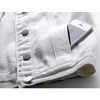 41mUGj-pSqS.jpg Women's Casual Denim Waistcoat Slim Fit Frayed Sleeveless Jacket Ripped Tops with Pockets
