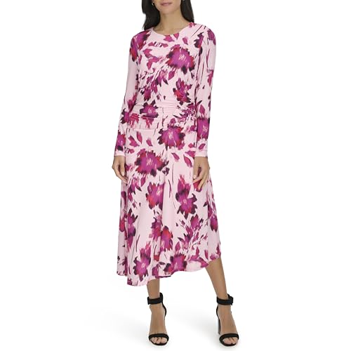 41nBqp3A5pL.jpg Women's Printed Long Sleeve Dress