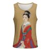 Asian Ladies Mens Tank Tops Summer Beach Tanktop, Sleeveless Gym Workout T-Shirt Breathable Fit Vests