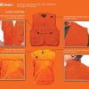 by Treel Men's Safety Front Loader High Visibility Vest