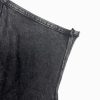 Men's Black Sleeveless Washed Casual Vest Lightweight Muscle Tee for Streetwear Summer OutfitsTank Top
