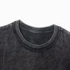 Men's Black Sleeveless Washed Casual Vest Lightweight Muscle Tee for Streetwear Summer OutfitsTank Top