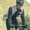 Cycling Vest for Men Women Windbreaker Breathable Bike Vest Sleeveless Lightweight with Back Pockets Silver
