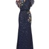 Women's Beaded Mermaid Long Dress