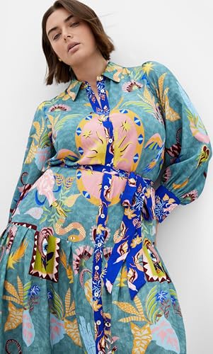 51-5siJDGCL.jpg Women's Plus Size Dress-Calista Maxi